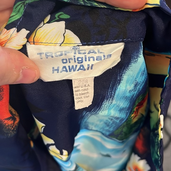 Tropical originals Vintage genuine Hawaii shirt men’s medium 1980s - Picture 3 of 4